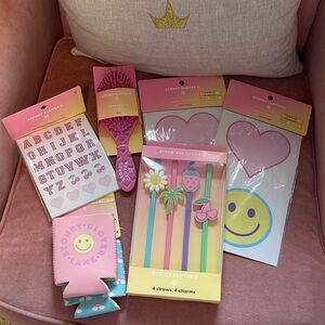 Stoney Clover Lane Kids Accessory Set - Pink and Yellow